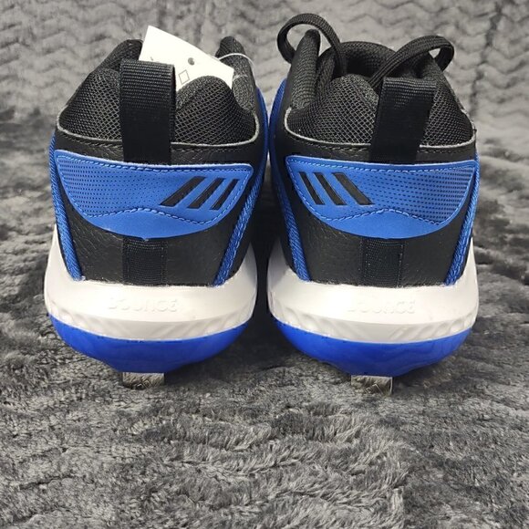 Adidas Icon 6 Bounce Mens Baseball Cleats Shoes Blue/Black FV9350 (NWT) Size 12 - Picture 3 of 7
